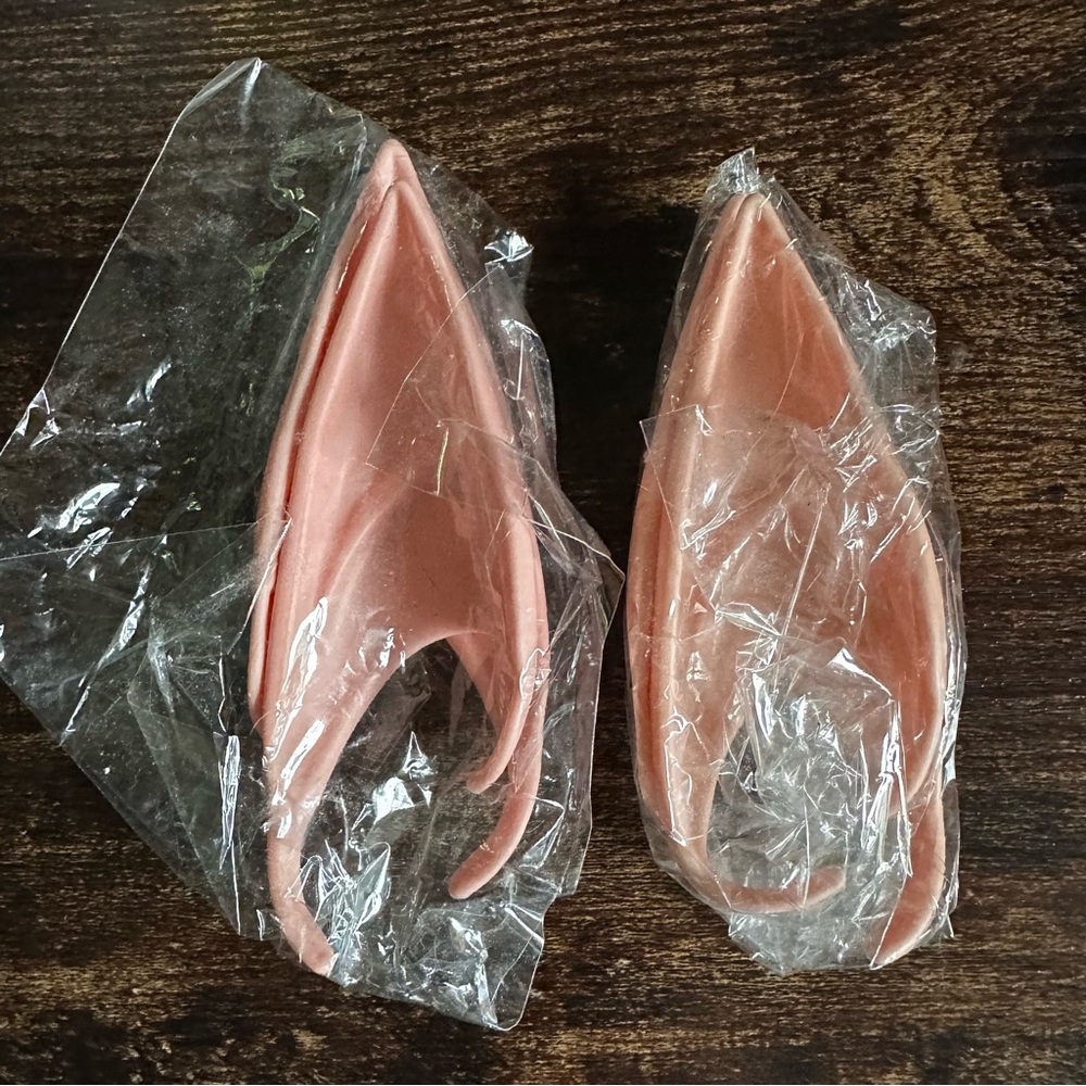 2 Pairs of Light Elf Ears NEW
